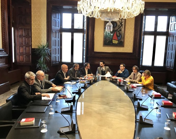 Reunió de la Mesa del Parlament