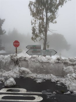 Nieve en Gran Canaria