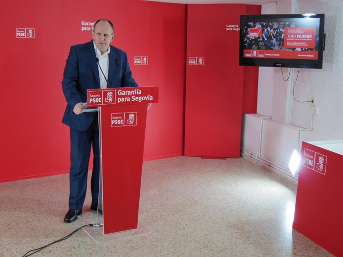 José Luis Aceves, secretario del PSOE de Segovia.      