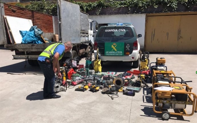 Operación Yankie por robos en naves industriales en Galicia