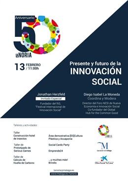 Cartel quinto aniversario de La Noria