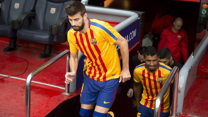 Gerard Piqué Barcelona senyera