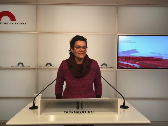 La diputada de la CUP Natàlia Sànchez