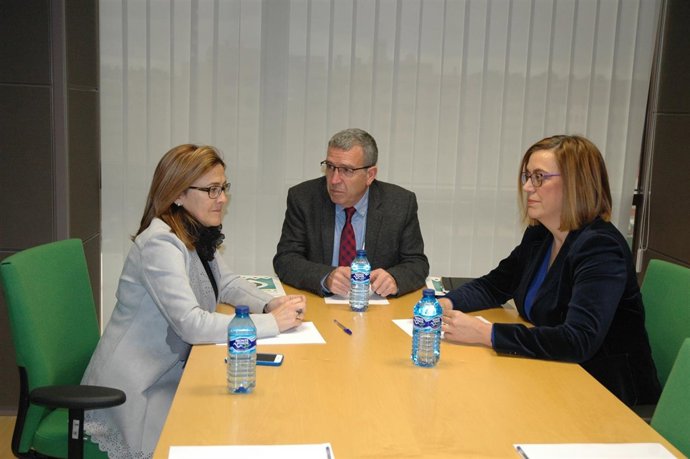 Encuentro de mandatarios en la Diputación de Zamora. 