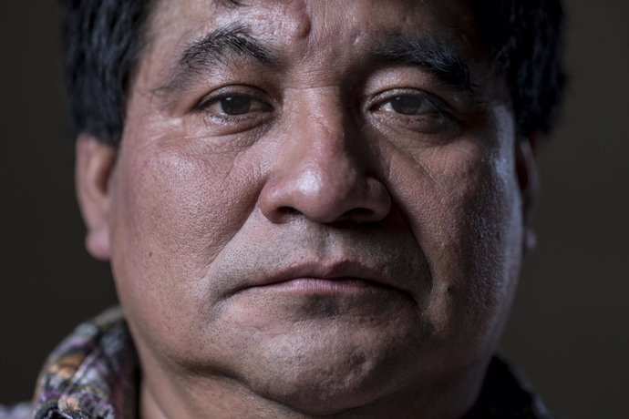 El líder indígena guatemalteco Bernardo Caal
