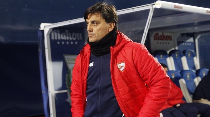 El entrenador del Sevilla, Vincenzo Montella