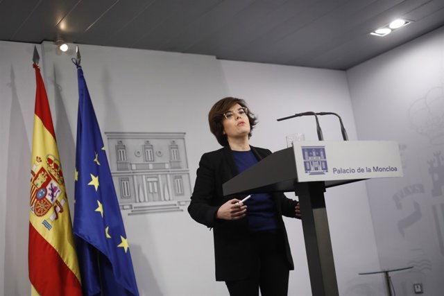 Roda de premsa de Santamaría a la Moncloa sobre Catalunya