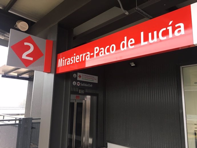 Estación de Cercanías de Madrid Mirasierra-Paco de Lucía