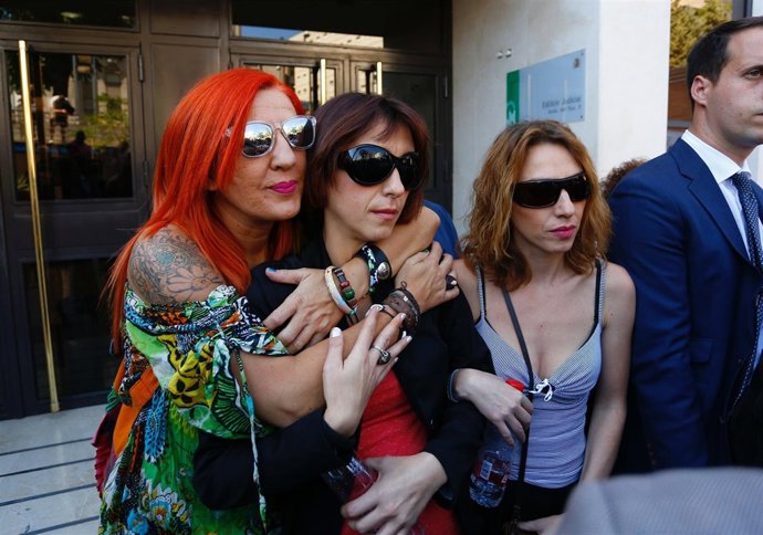 Juana Rivas comparece con motivo de  declaración en sede judicial