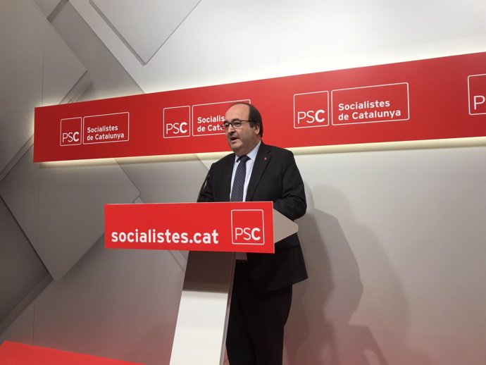 El primer secretario del PSC, Miquel Iceta