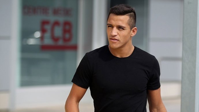 El jugador del FC Barcelona Alexis Sánchez