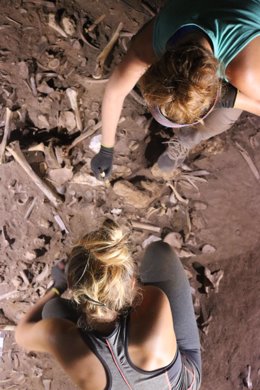 Arqueólogas estudian ritos funerarios
