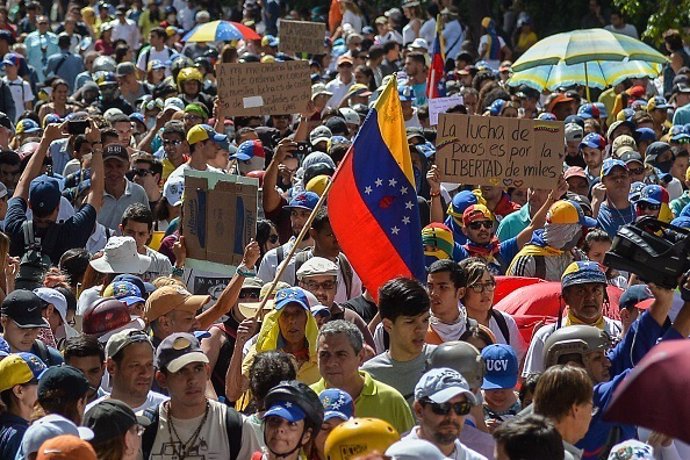 Manifestaciones oposición venezuela
