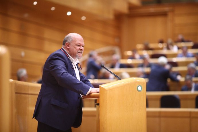 Francisco Javier Alegre en el Pleno del Senado del 155