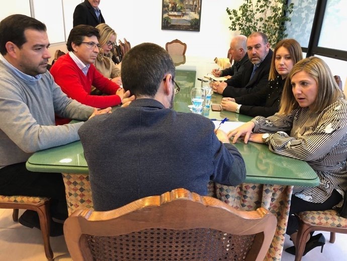 Reunión Diputación de Cádiz con Ayuntamiento de La Línea