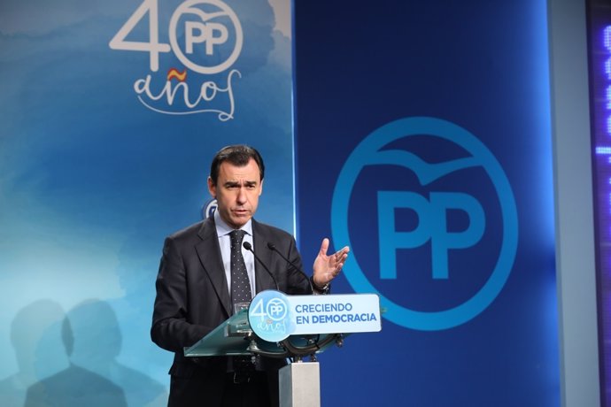 Rueda de prensa de Fernando Martínez-Maillo en la sede del PP