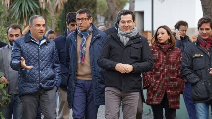 Juanma Moreno en Coín 