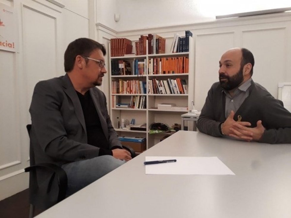 Xavier Domènech y Marcel Mauri