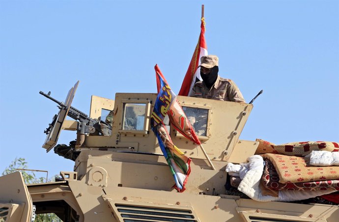 Soldados iraquíes en Nínive