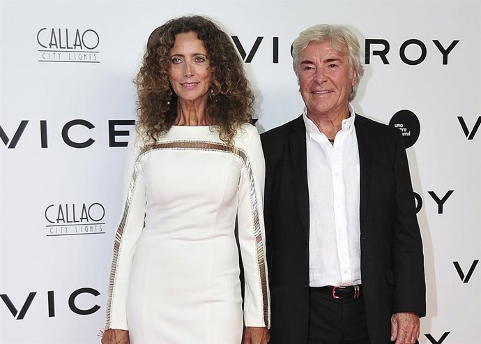 Ángel Nieto y su mujer Belinda/ JAVIER GALVEZ                       