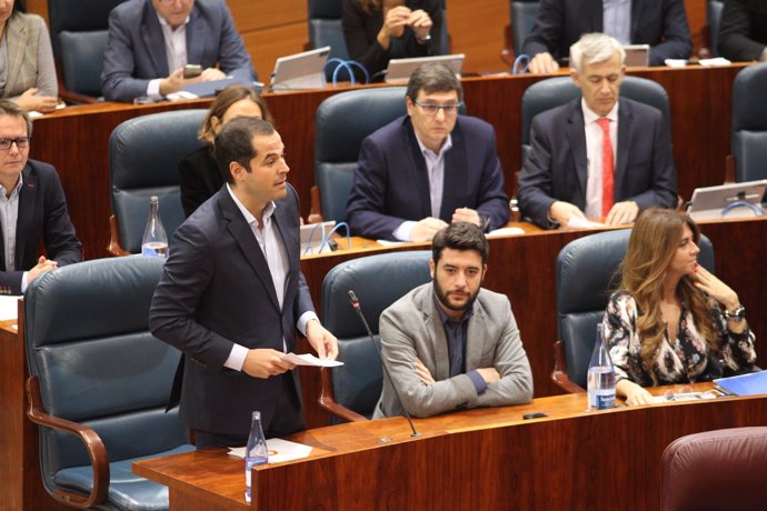 Ignacio Aguado en la Asamblea de Madrid