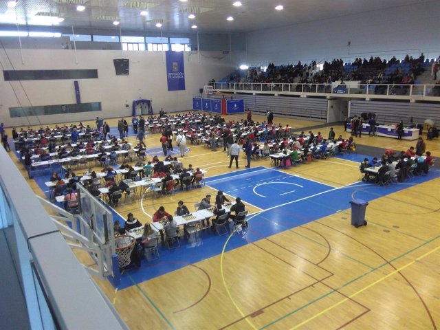 Más de 300 personas han participado en las pruebas de ajedrez en el Moisés Ruiz.