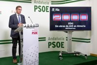 PSOE lamenta los "2.000 días sin obras" del AVE en la provincia pero "con engaños, promesas y propaganda" de PP