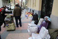 El desalojo a Hogar Social de su sede en Banco Madrid, okupada desde abril, está fijado para mañana