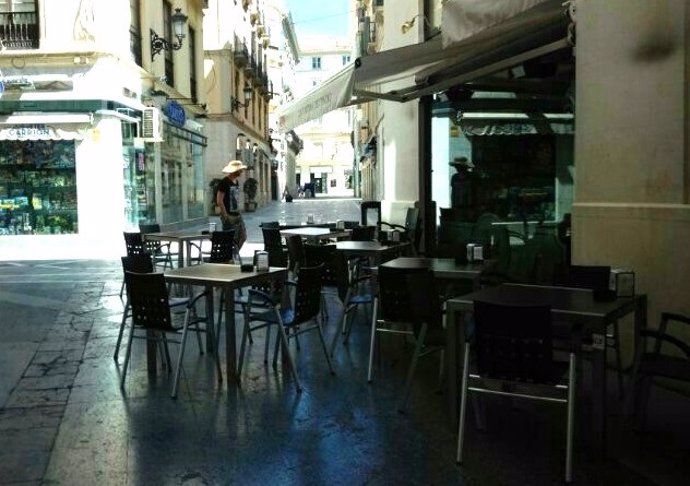 Terraza bares centro histórico Málaga