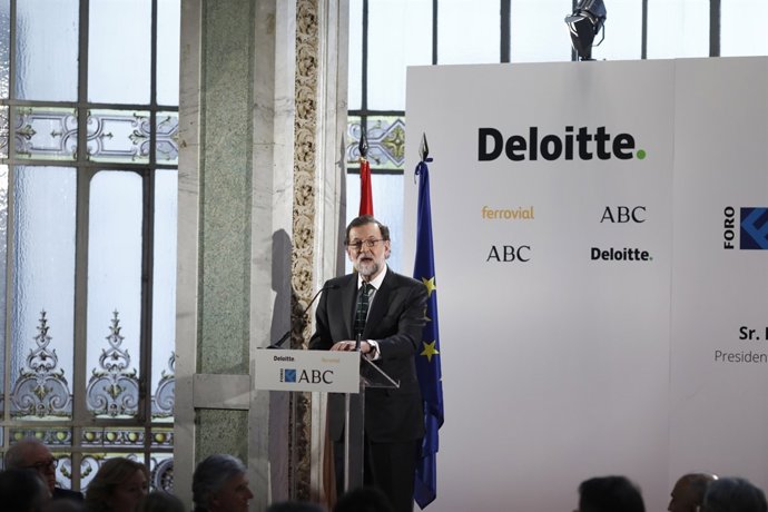 Rajoy intervé en la conferència-esmorzar del Fòrum ABC