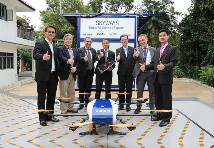 Dron de carga de Airbus