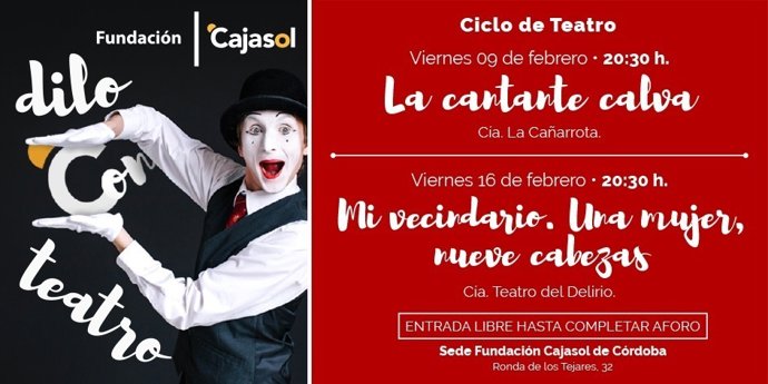 Cartel de 'Dilo con Teatro'