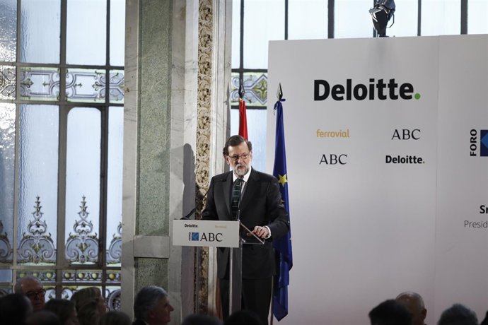Rajoy interviene en la conferencia-almuerzo del Foro ABC