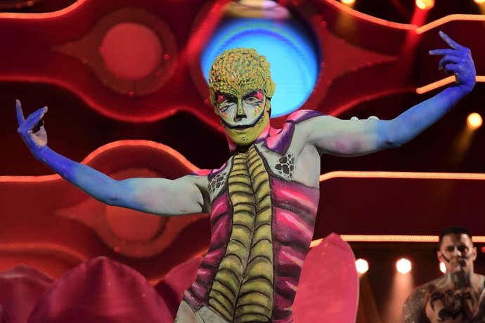 Maquillaje corporal en el Carnaval de Las Palmas de Gran Canaria