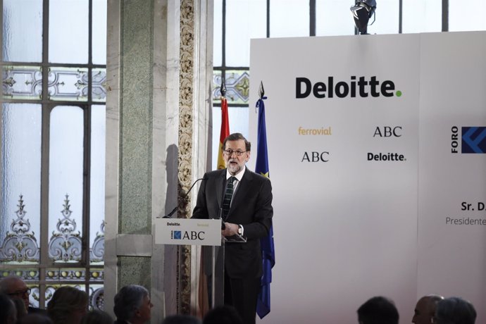 Rajoy interviene en la conferencia-almuerzo del Foro ABC