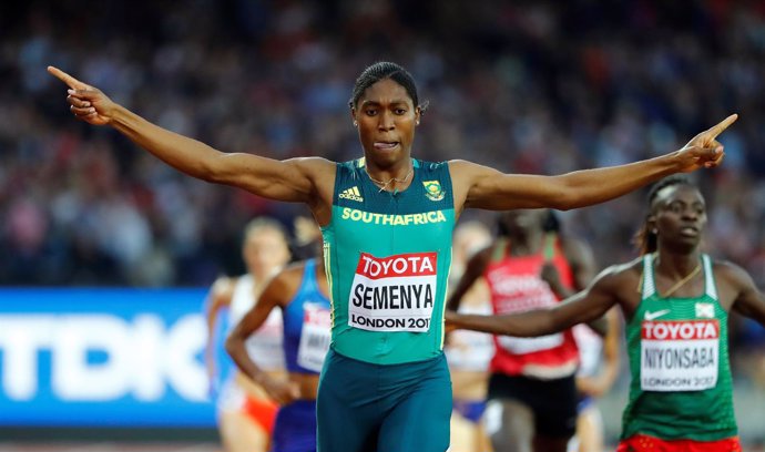 La atleta sudafricana Caster Semenya