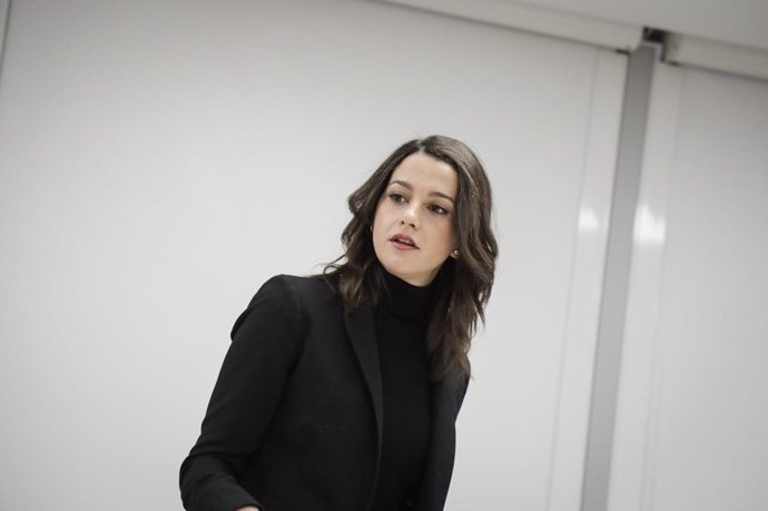 Inés Arrimadas en la reunión del Comité Ejecutivo Nacional de Ciudadanos