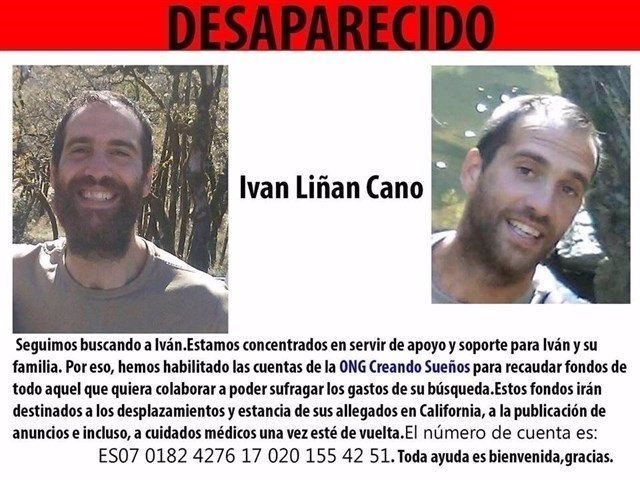 Cartel de búsqueda de un joven desaparecido en Maracena