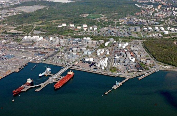 Construcción de infraestructura de GNL en puerto de Gotemburgo