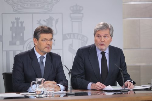 Rueda de prensa de Iñigo Méndez de Vigo y Rafael Catalá tras el Consejo