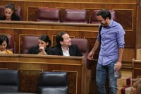 Pablo Iglesias dice a IU que el nombre de las candidaturas de 2019, sea o no Unidos Podemos, es "secundario"