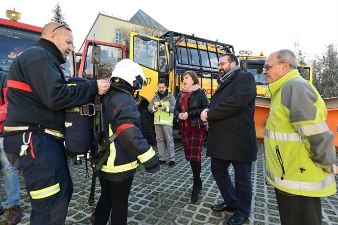 Puertas abiertas a escolares en el centro del 112