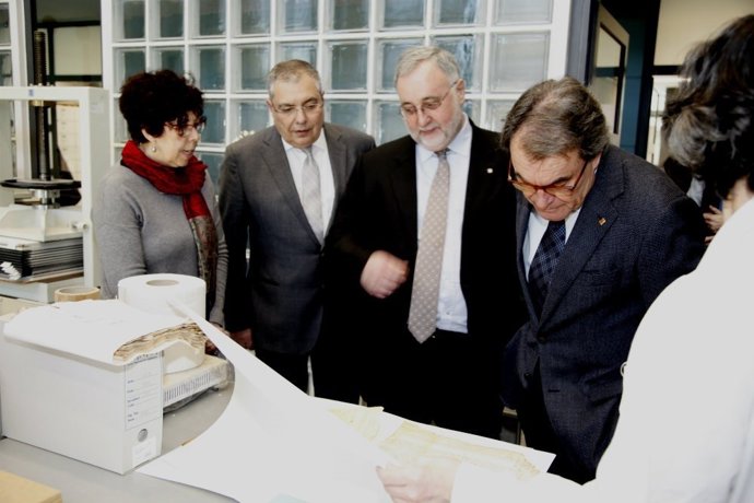 Mas lliura a l'Arxiu Nacional la documentació insitucional de la seva presidènci
