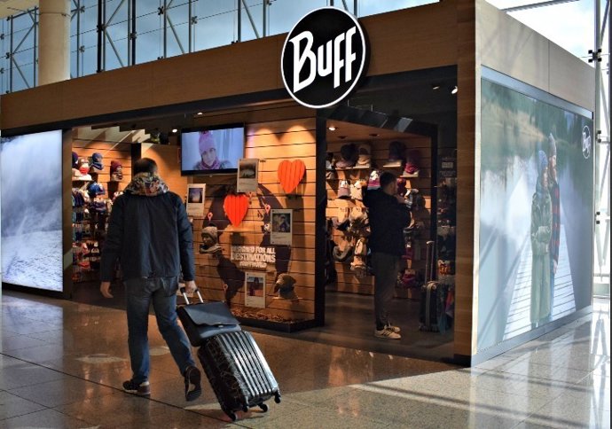 Botiga de Buff a l'Aeroport de Barcelona