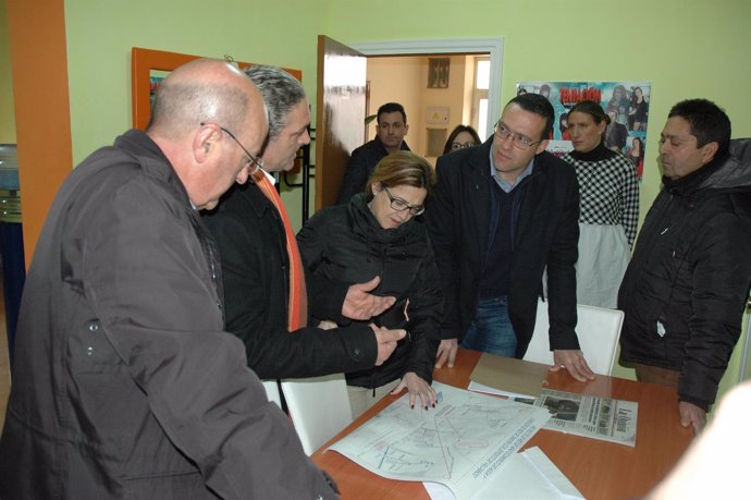La presidenta de la Diputación de Zamora conoce el proyecto de Valcabado