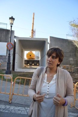  La Concejala De Infraestructuras, Ana Rivas (PSOE), En Las Obras De San Melchor