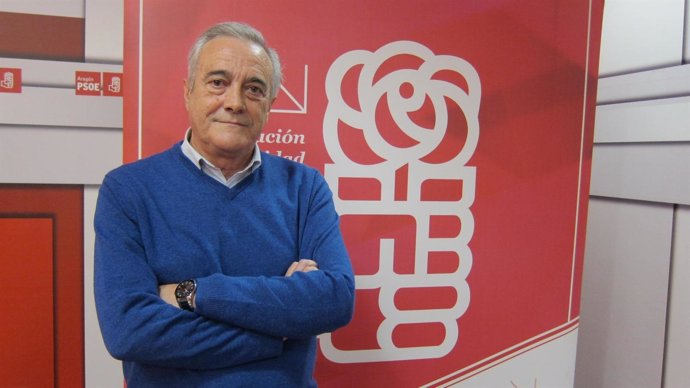 El portavoz del PSOE en las Cortes de Aragón, Javier Sada                 