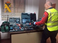Detenidos en Almería dos acusados de robar herramientas de alta gama a un profesional de Los Gallardos
