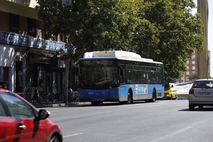 Autobús, autobuses, Madrid, EMT, transporte público