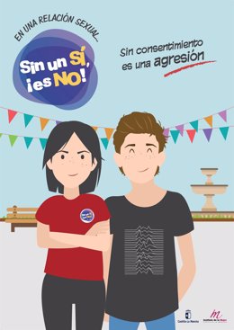 Cartel de la campaña 'Sin un sí, es No'